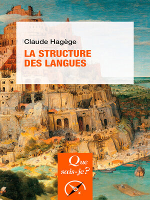 cover image of La Structure des langues